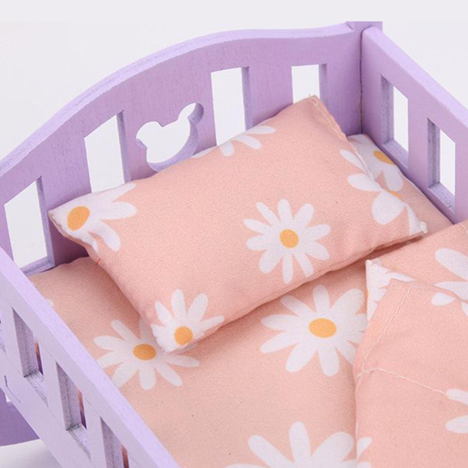 Baby Nursery Dolls - Babypuppenbetten, interaktive Möbel, kleines Spielhaus, Babypuppenbett