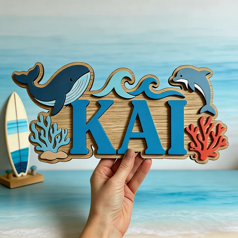 Personalisiertes Holzschild mi – Baby Name Wall Art Bewertung und Preis