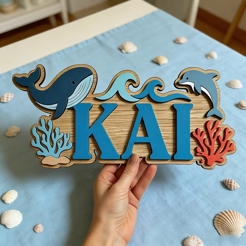 Personalisiertes Holzschild mi – Baby Name Wall Art Bewertung und Preis