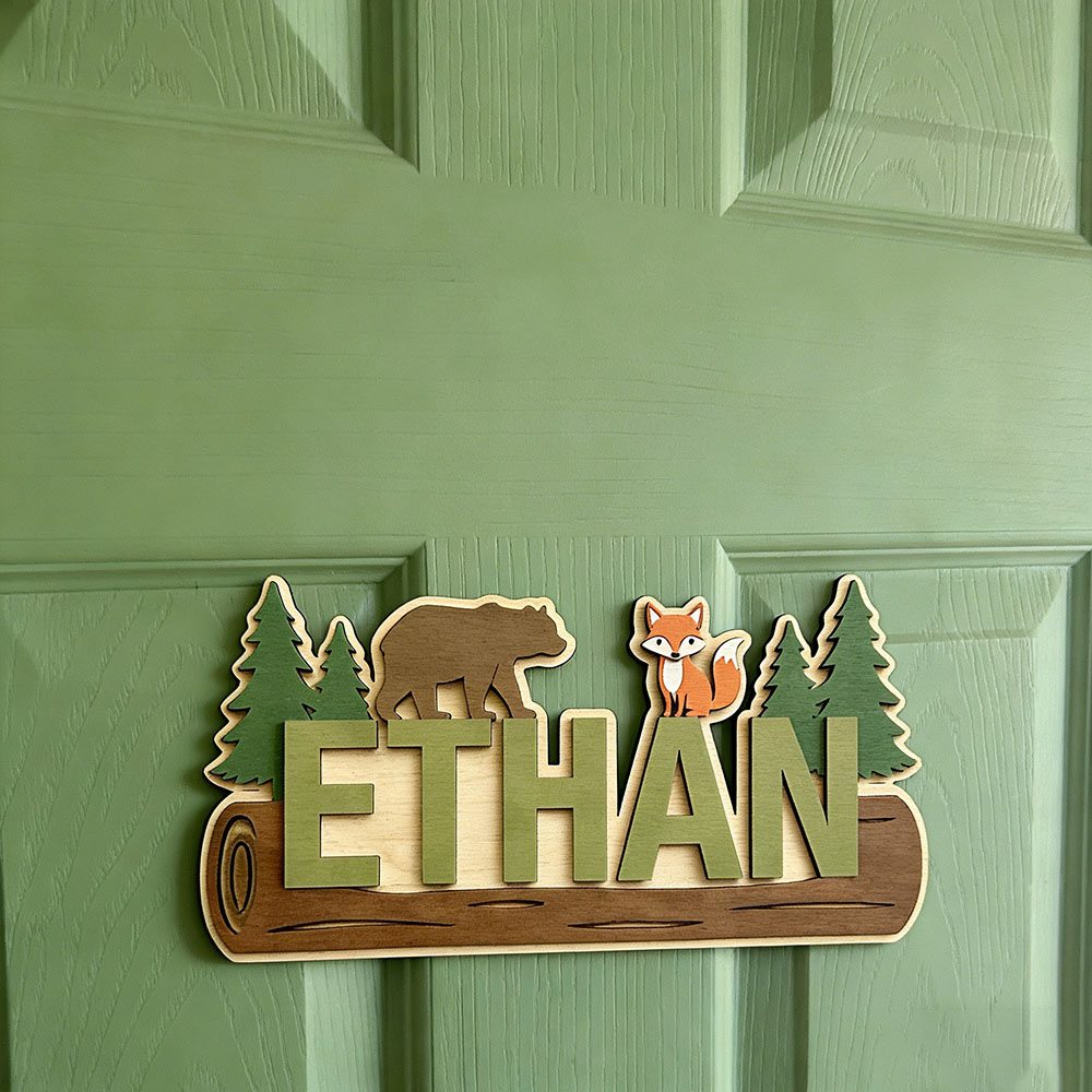Personalisiertes Holzschild mi – Baby Nursery Toy Bewertung und Preis