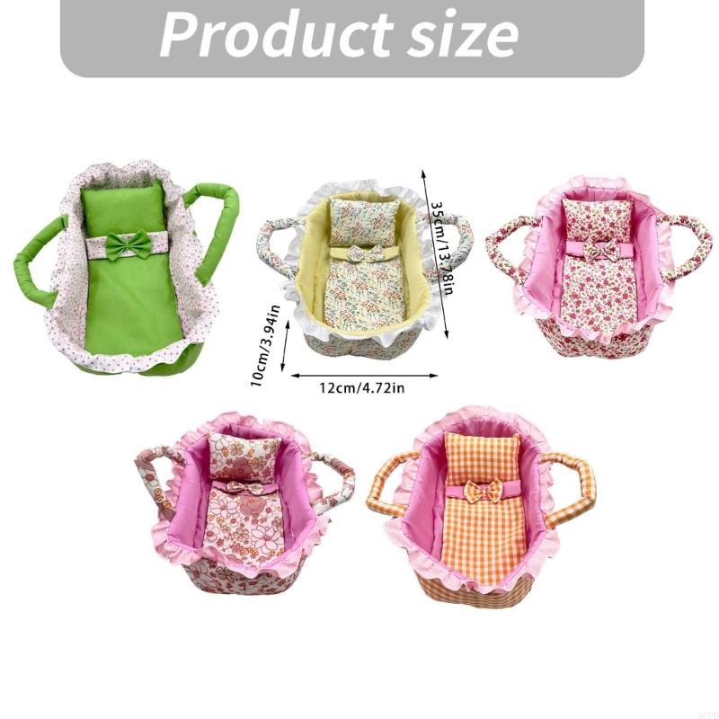 Puppentrage-Korbbett mit Kisse – Baby Nursery Dolls Bewertung und Preis