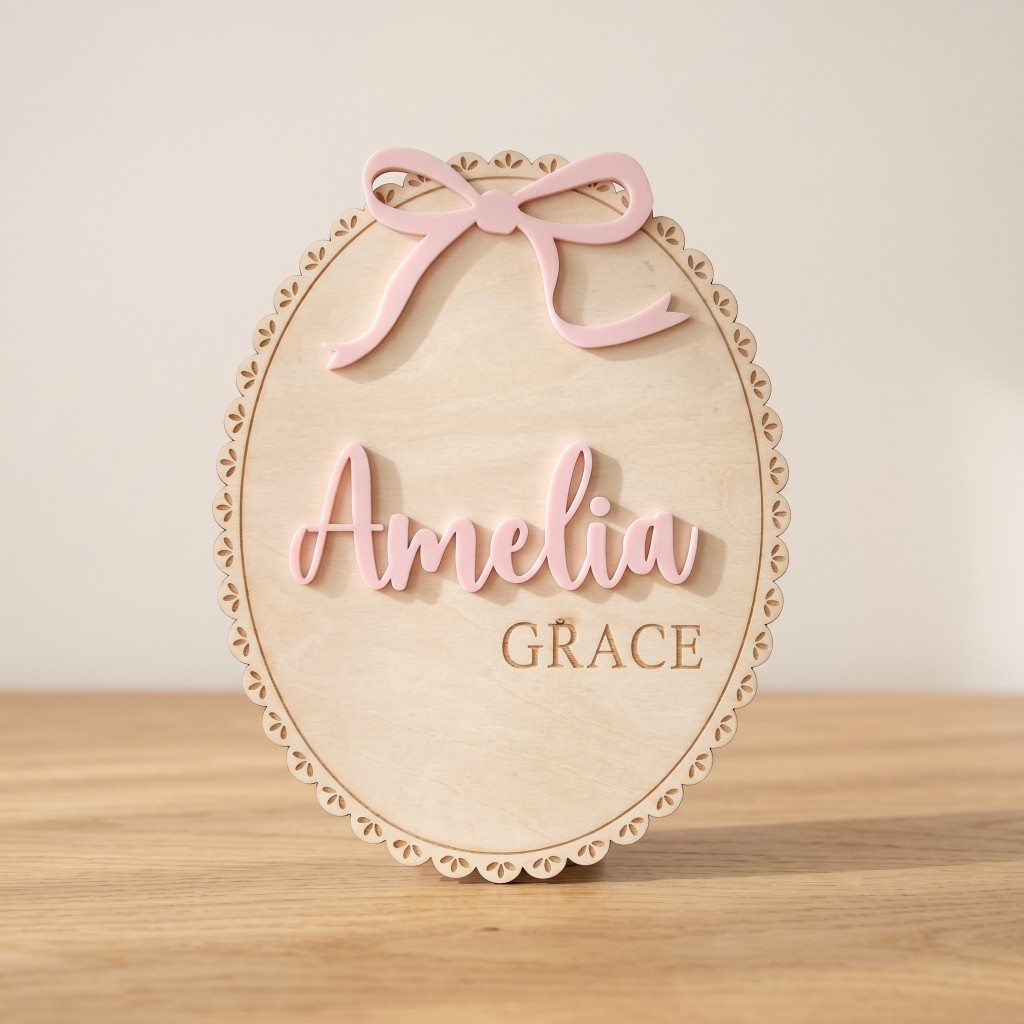 1 Stück Personalisierte Holz-N – Baby Nursery Toy Bewertung und Preis