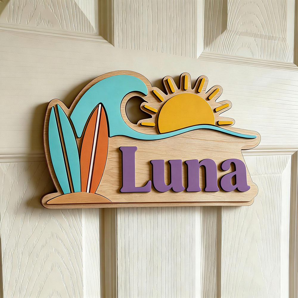 Personalisiertes Strandwellen- – Baby Nursery Toy Bewertung und Preis