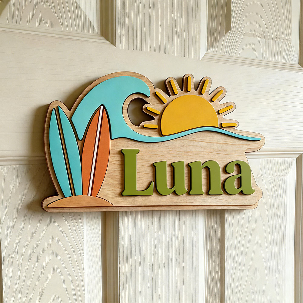 Personalisiertes Strandwellen- – Baby Nursery Toy Bewertung und Preis