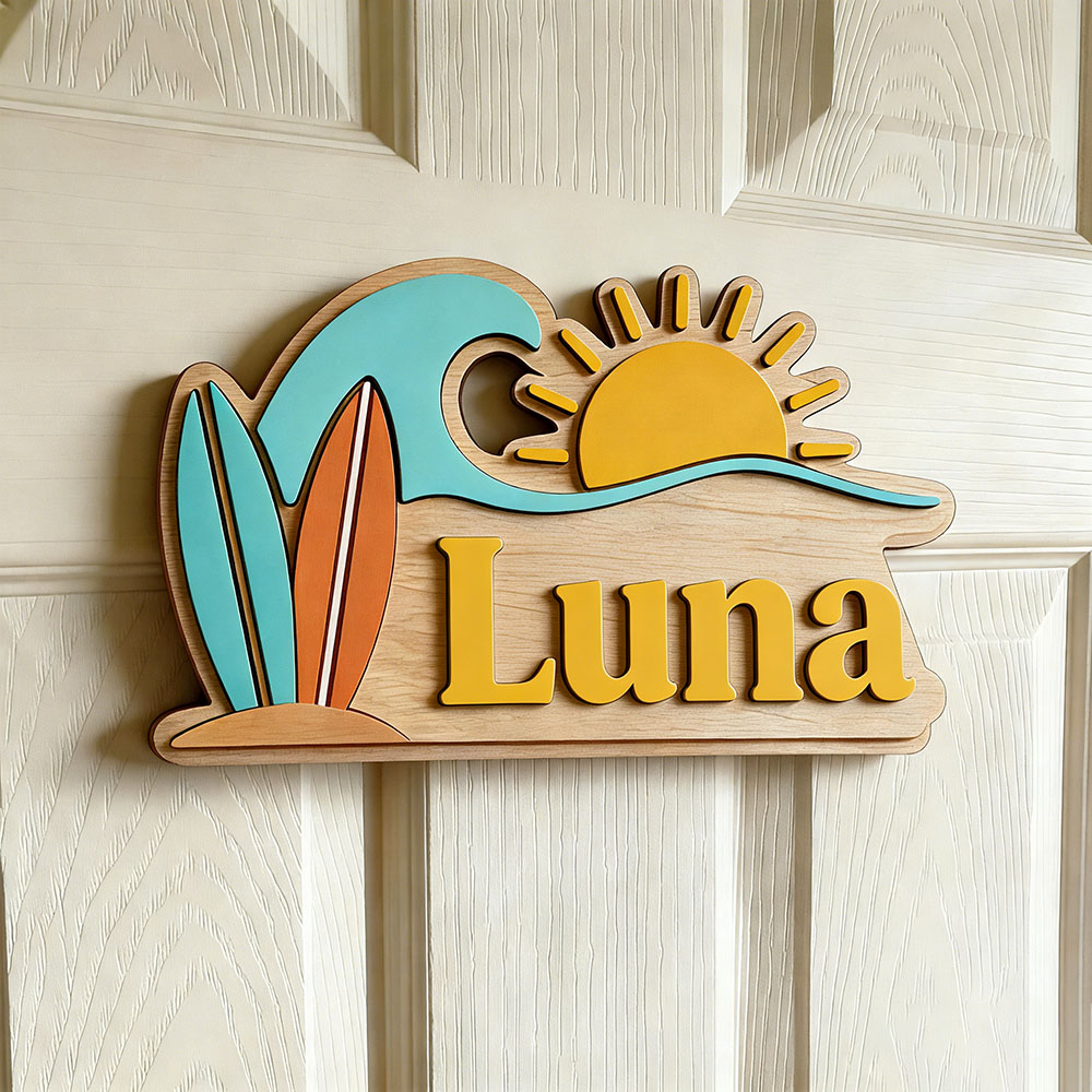 Personalisiertes Strandwellen- – Baby Nursery Toy Bewertung und Preis