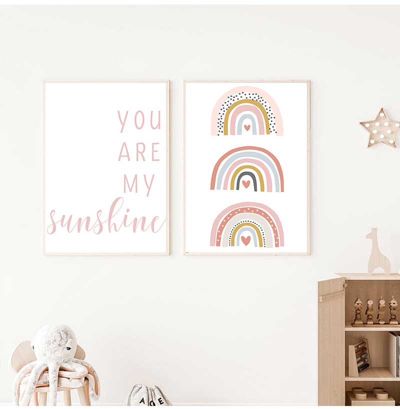 You are my Sunshine Regenbogen – Baby Nursery You Are My Sunshine Bewertung und Preis